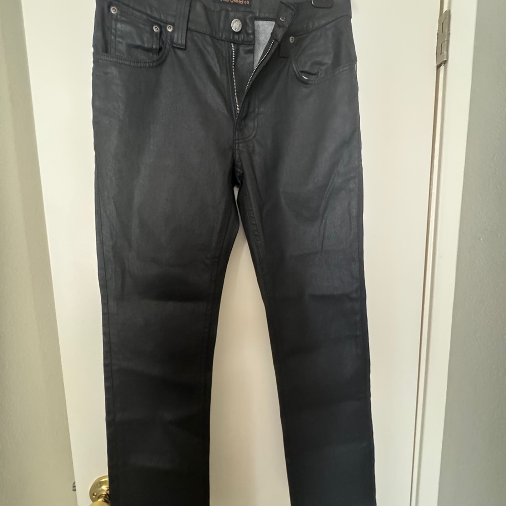 Nudie Jeans Black Slim Fit Denim - 31x32